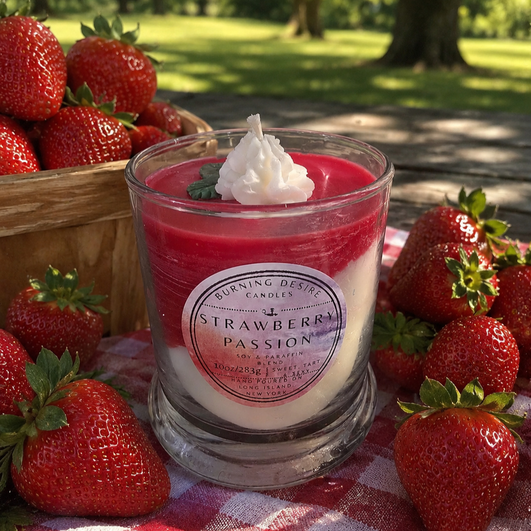 Burning Desire Strawberry Passion candle